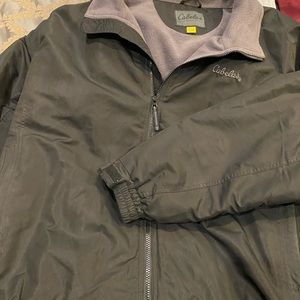 Mens nice all weather jacket fleece lining worn not much good shape